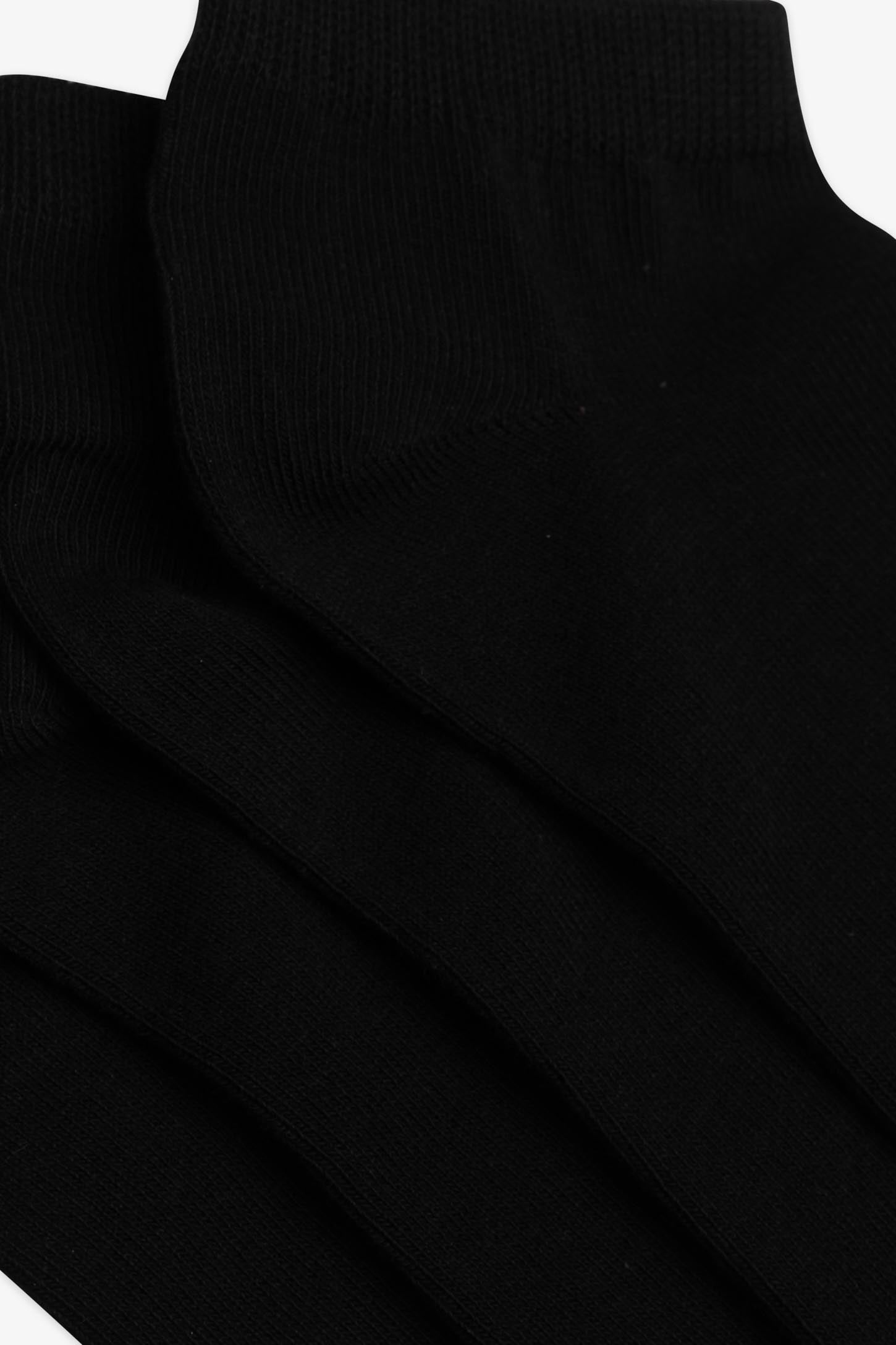 Lot de 4 paires de chaussettes cheville - Femme && NOIR