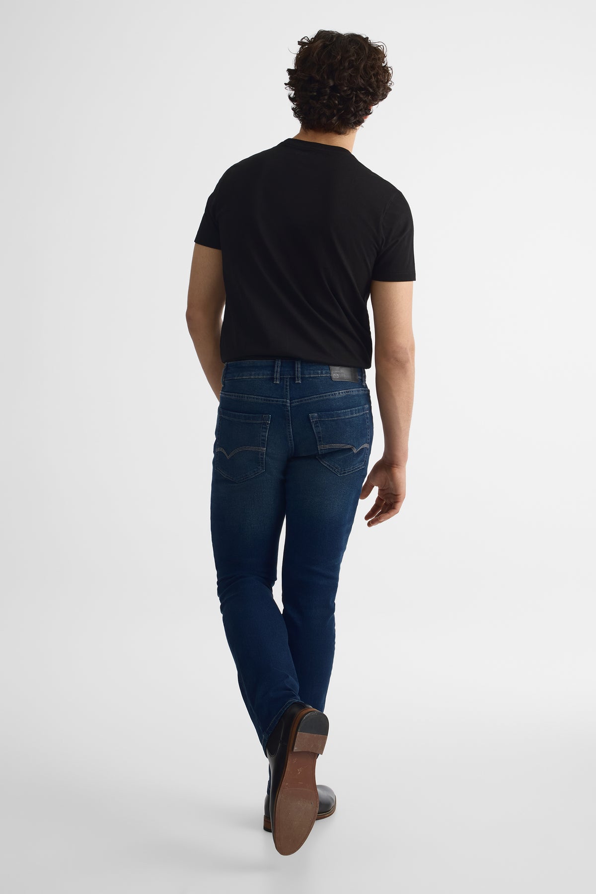 Jeans coupe ajustée 34'' - Homme && INDIGO
