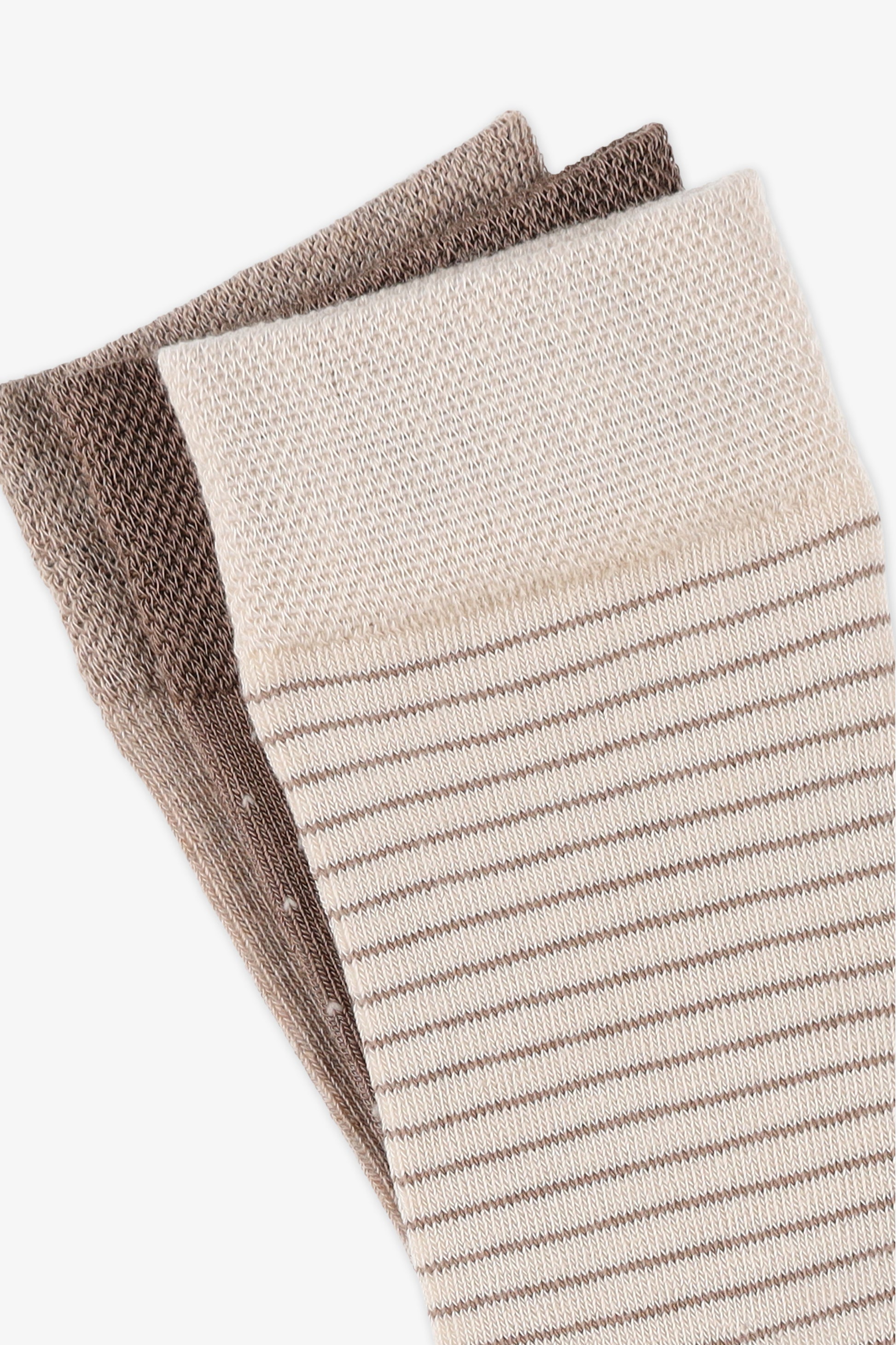 Lot de 3 paires de chaussettes en bambou - Femme && OATMEAL