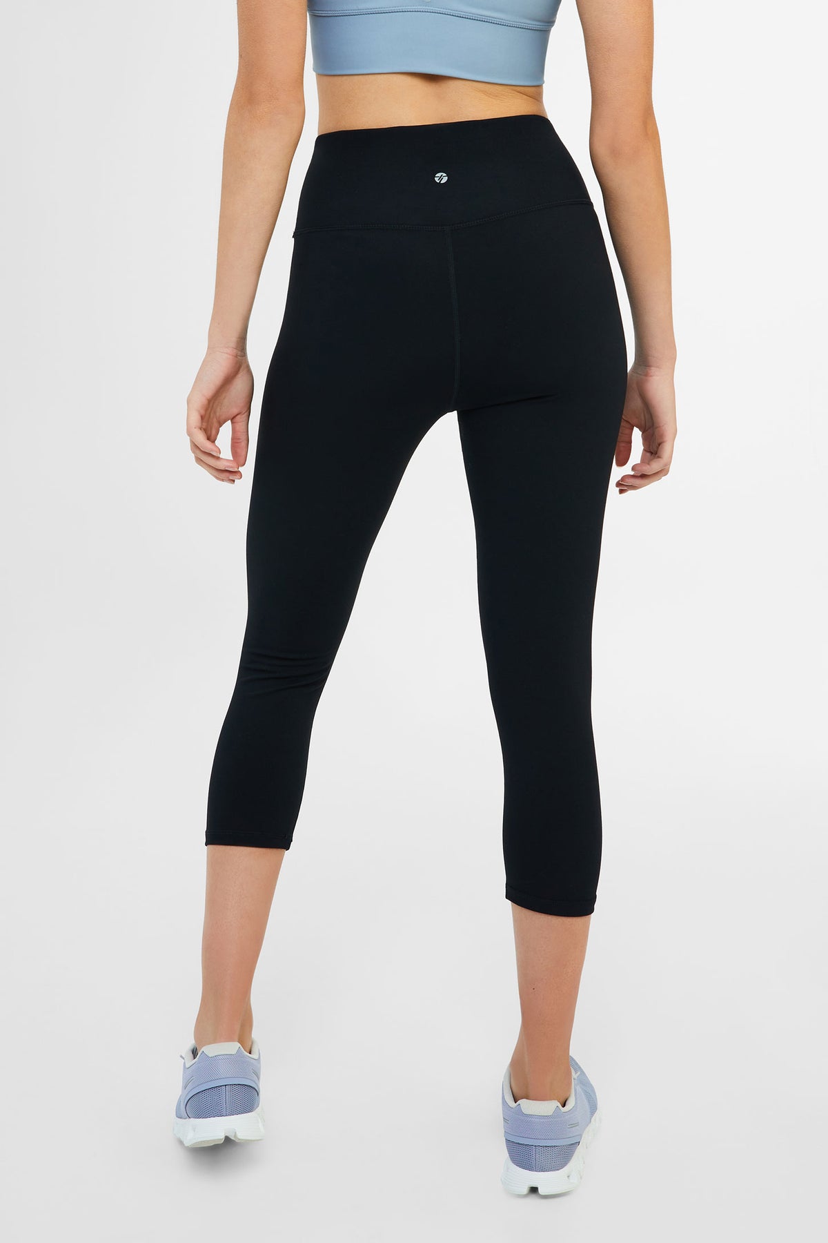 Legging capri athlétique taille haute 21'', Velvety - Femme && NOIR