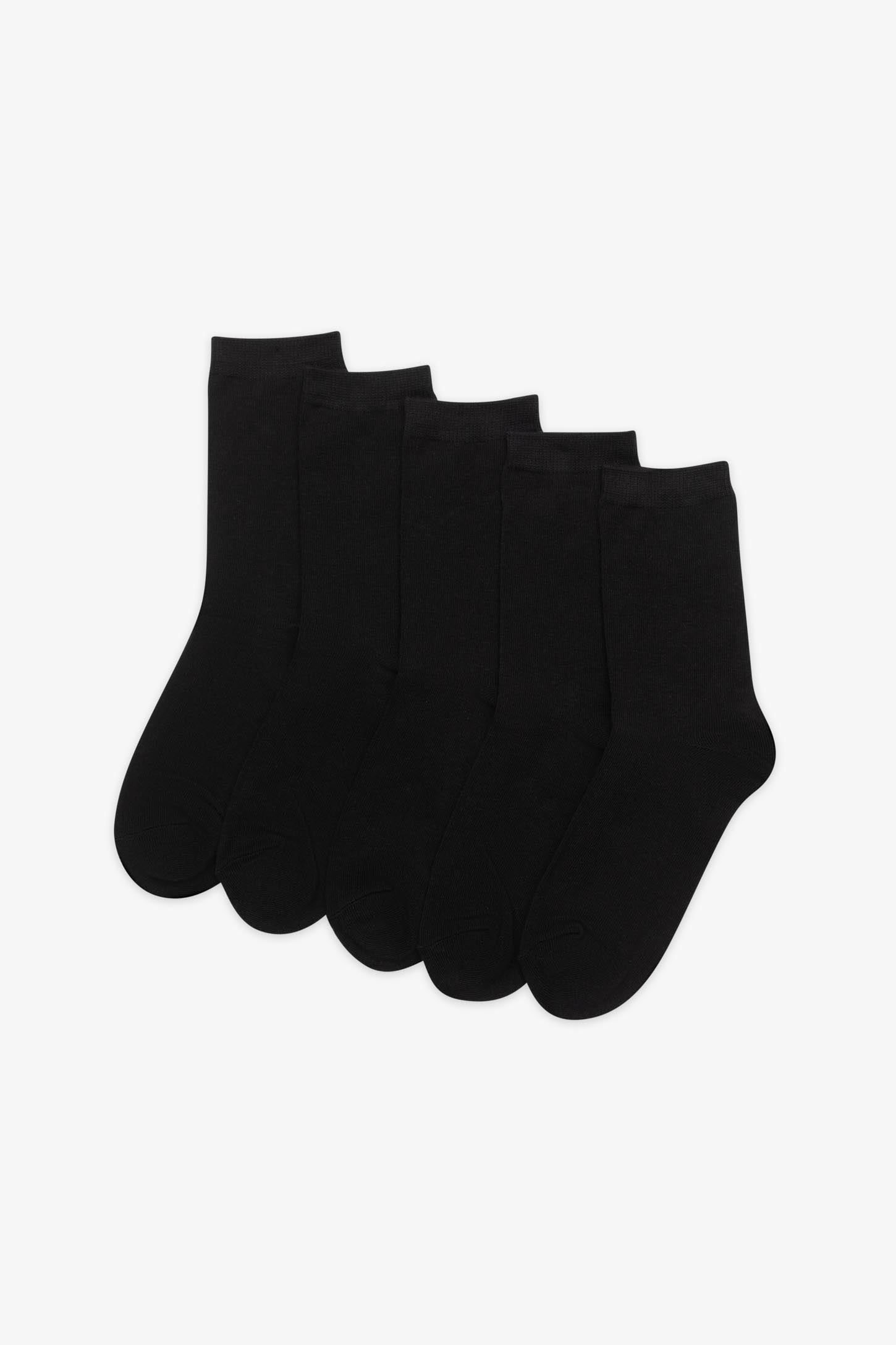 Lot de 5 paires de bas - Ado fille && NOIR