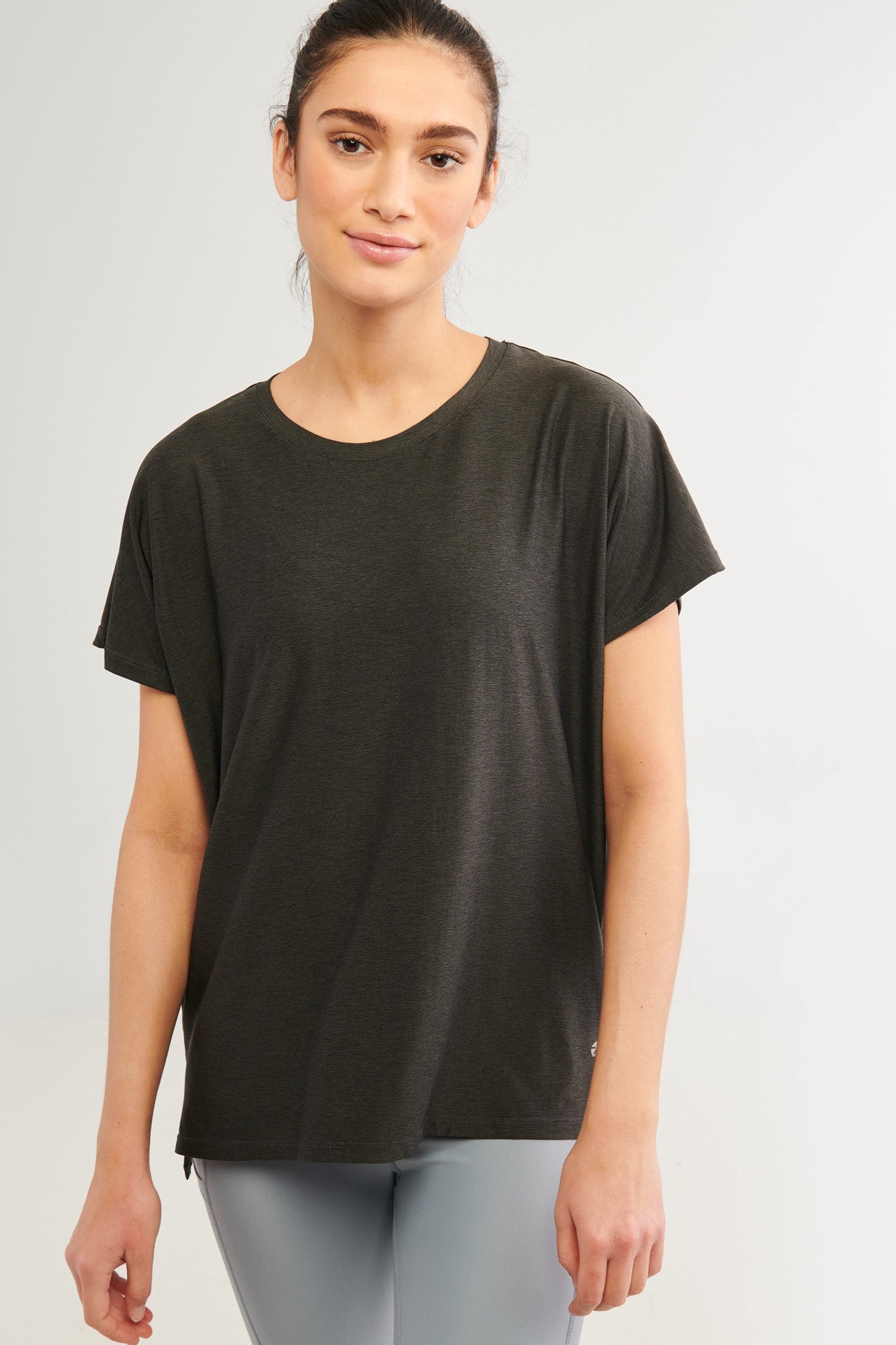 T-shirt Boyfriend sportif - Femme && CHARBON MIXTE
