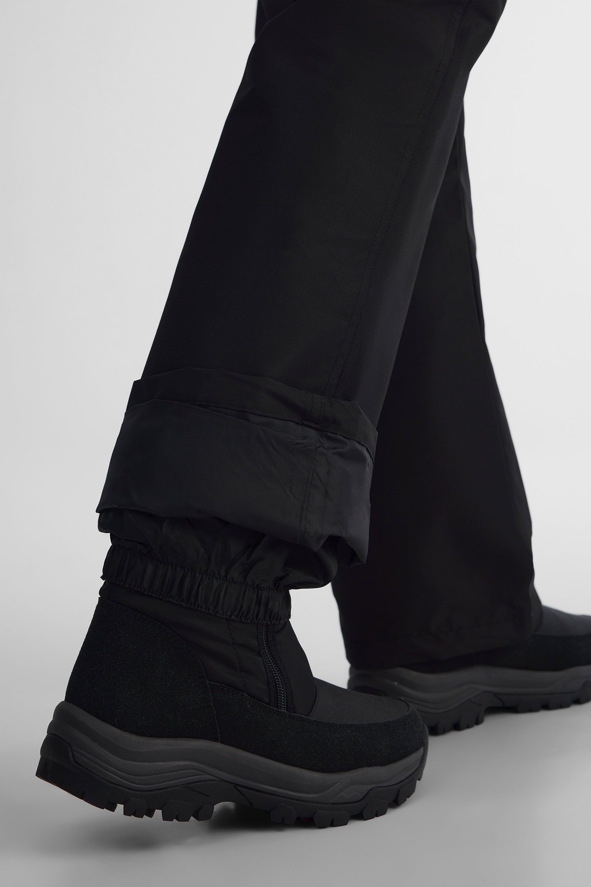 Pantalon mi-saison doublé en polar résistant à l'eau - Femme && NOIR