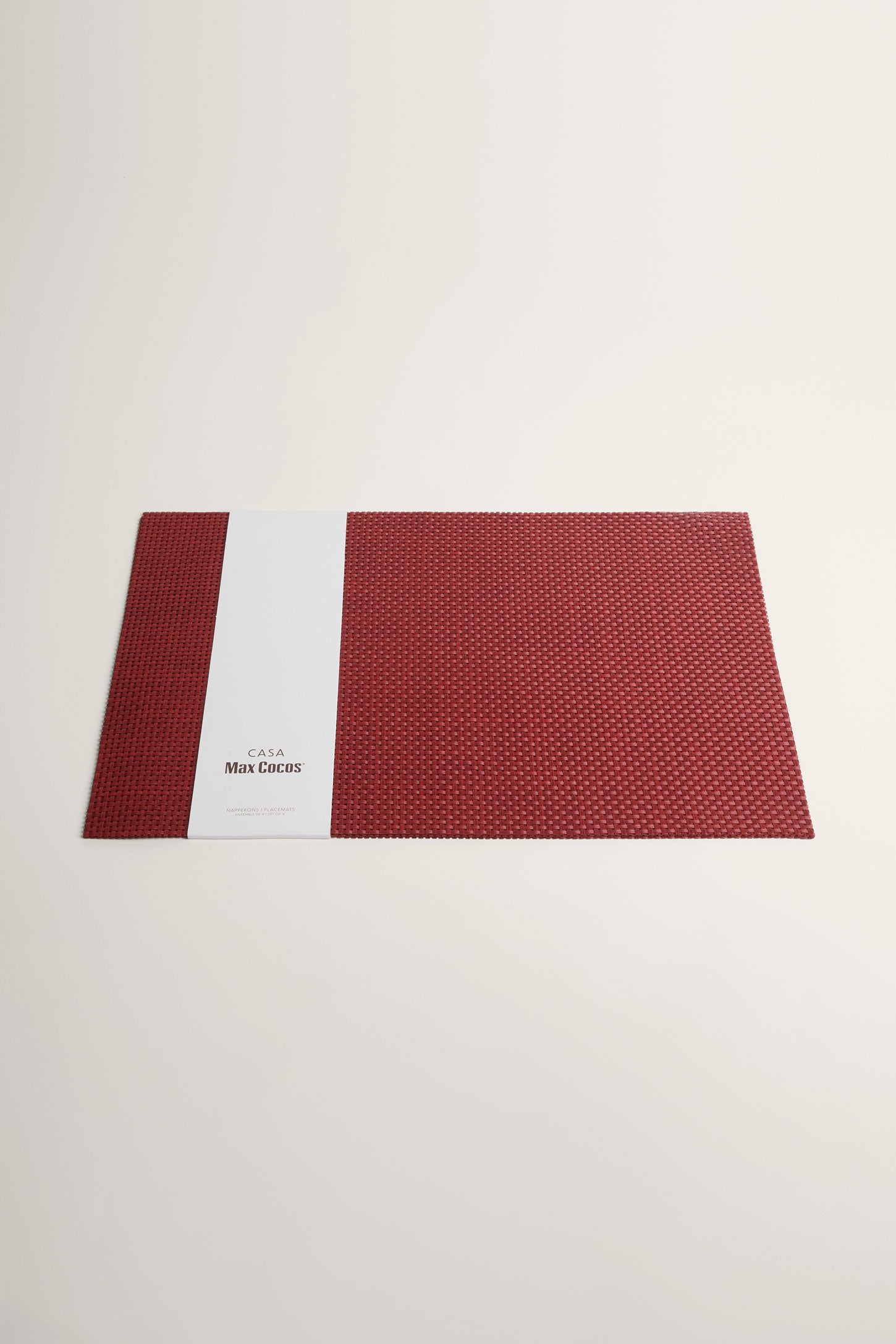 Napperon en PVC - Maison && ROUGE