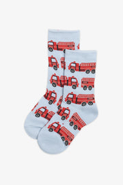 Chaussettes imprimées - Enfant garçon && BLEU PARISIEN