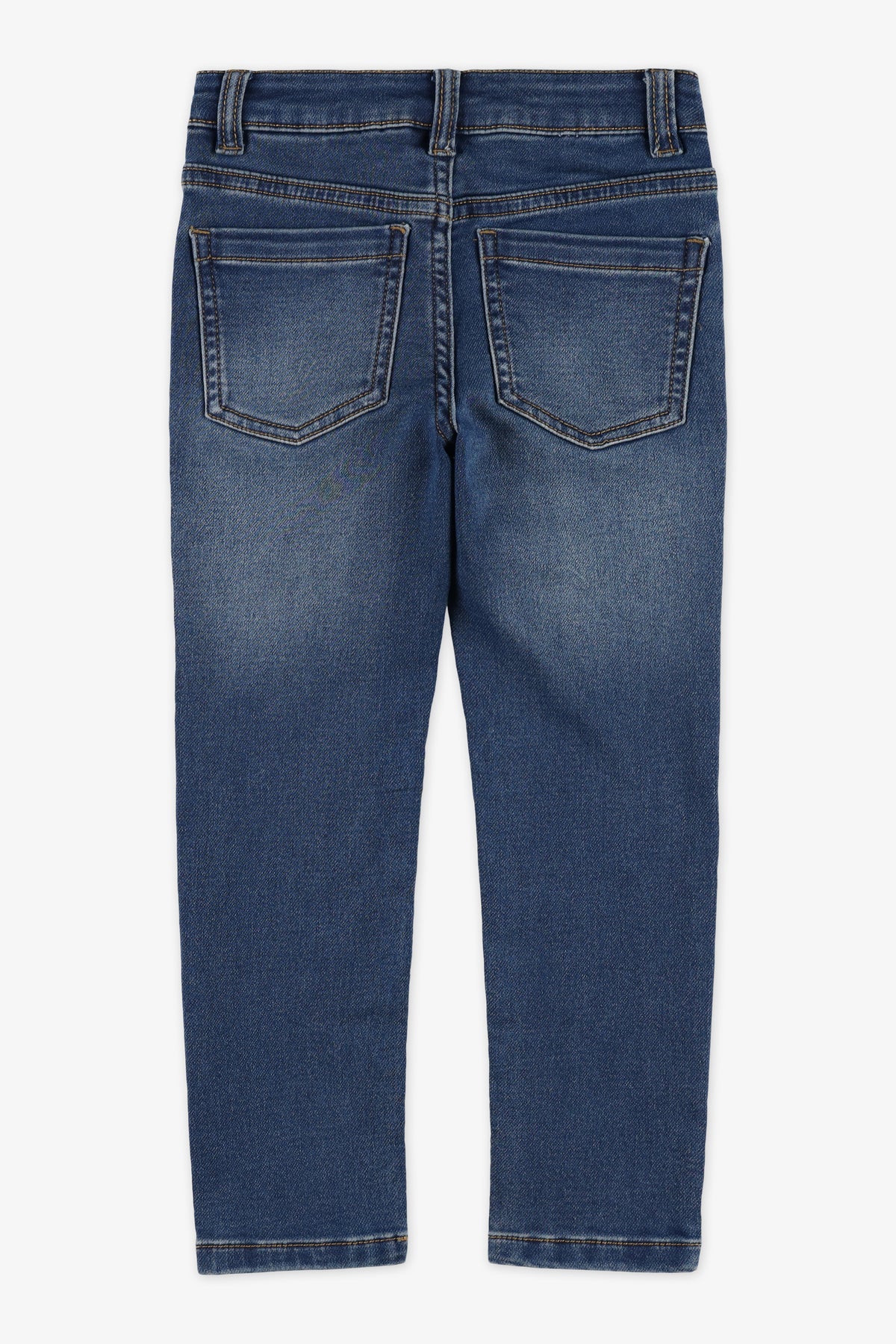 Jeans skinny 5 poches sans fermeture - Ado fille && BLEU MOYEN