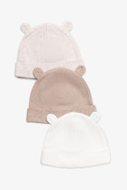 Multi-pack 3 chapeaux oreilles - Bébé && BLANC