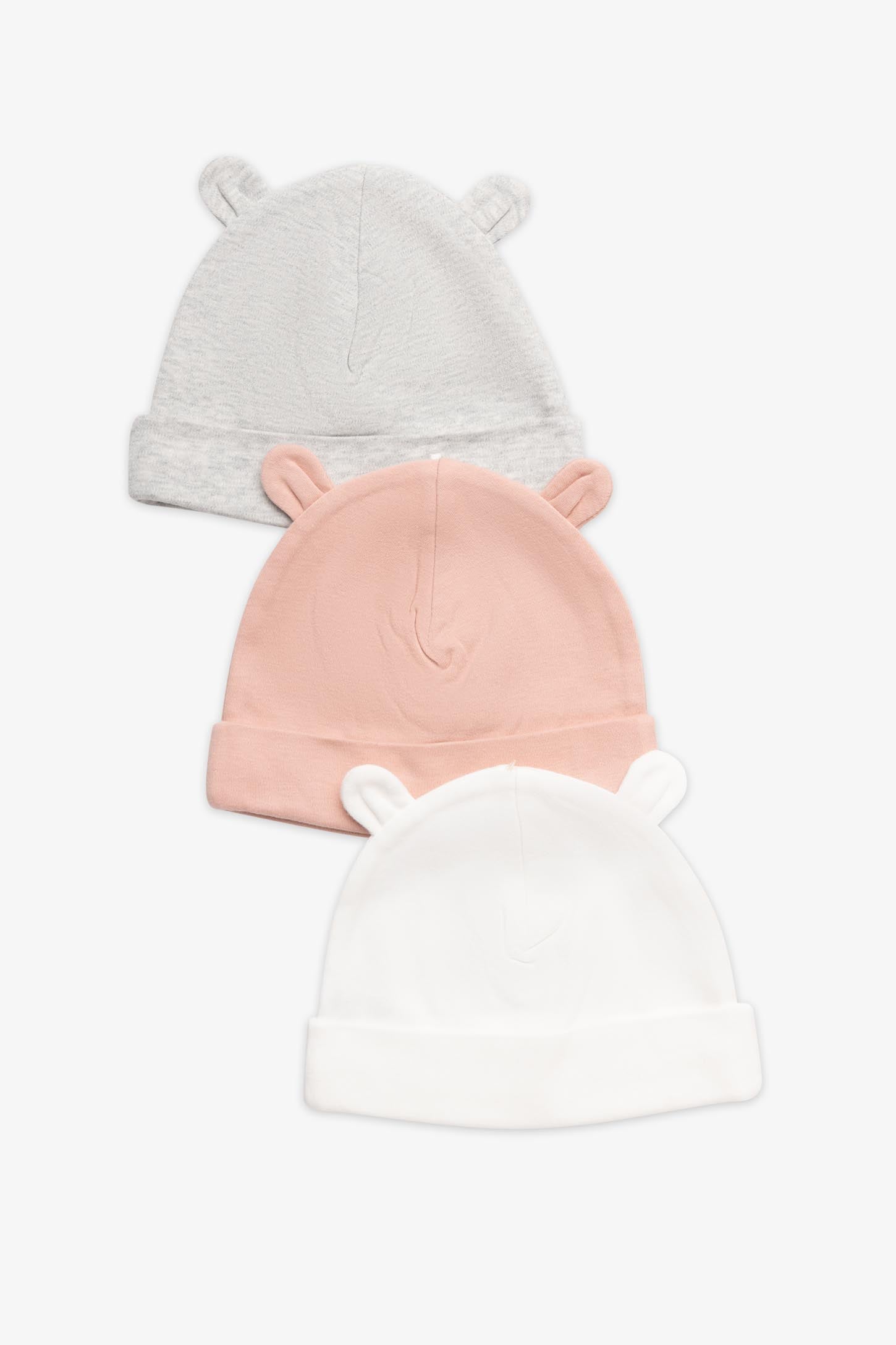 Multi-pack 3 chapeaux oreilles - Bébé && ROSE