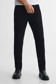 Pantalon en denim 5 poches - Slim fit - Homme && NOIR