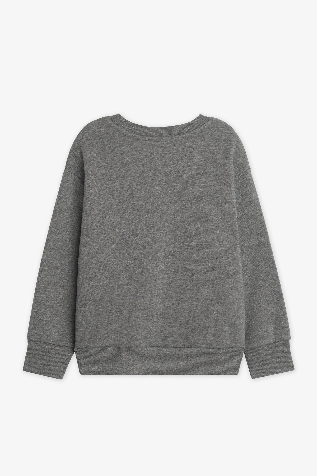 Chandail ouaté col rond - Enfant garçon && GRIS MIXTE