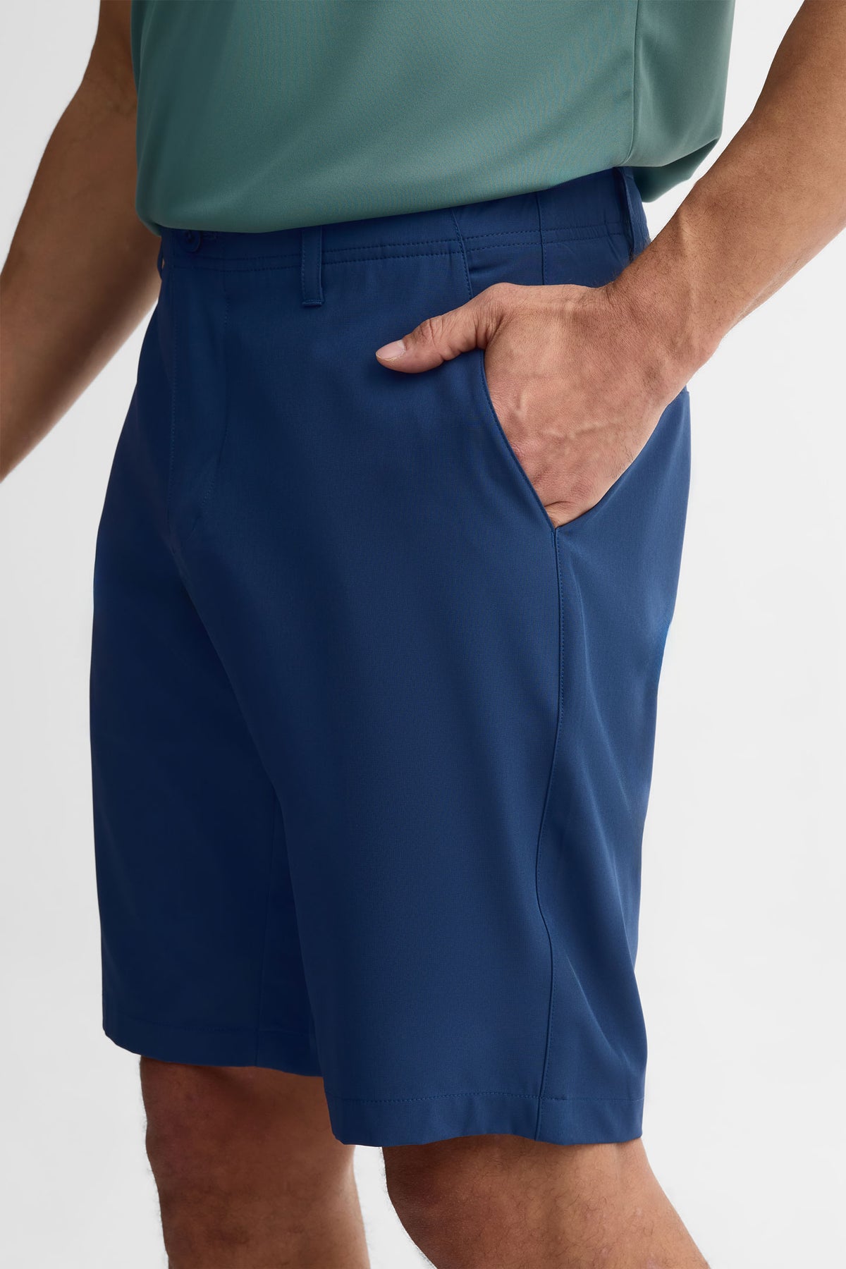 Bermudas golf - Homme && BLEU