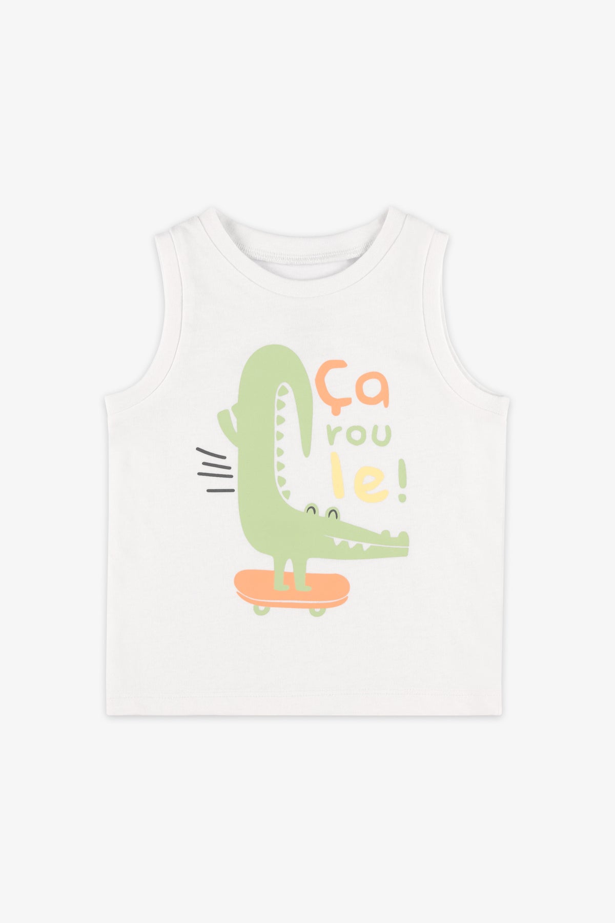 Camisole col rond coton, 2/15$ - Bébé garçon && BLANC
