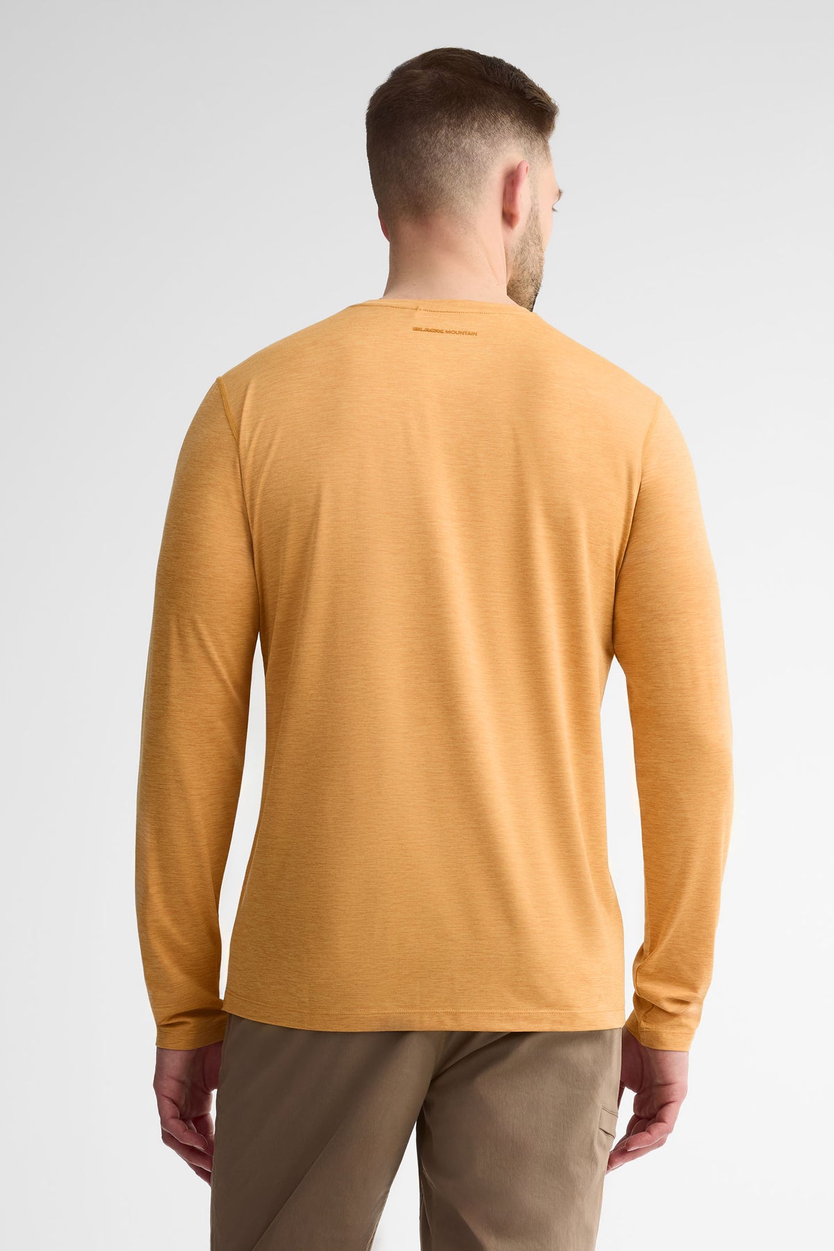 Chandail col rond manches longues - Homme && OCRE