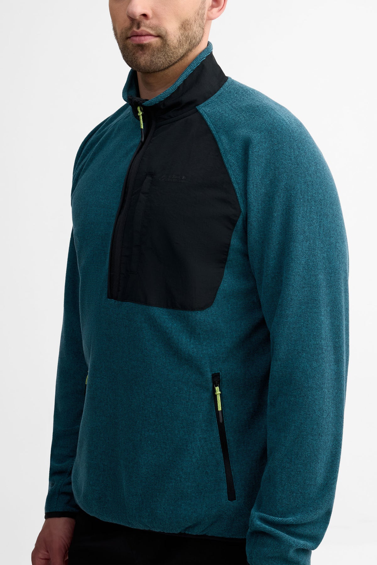 Chandail col montant demi-fermeture éclair - Homme && SARCELLE/MULTI