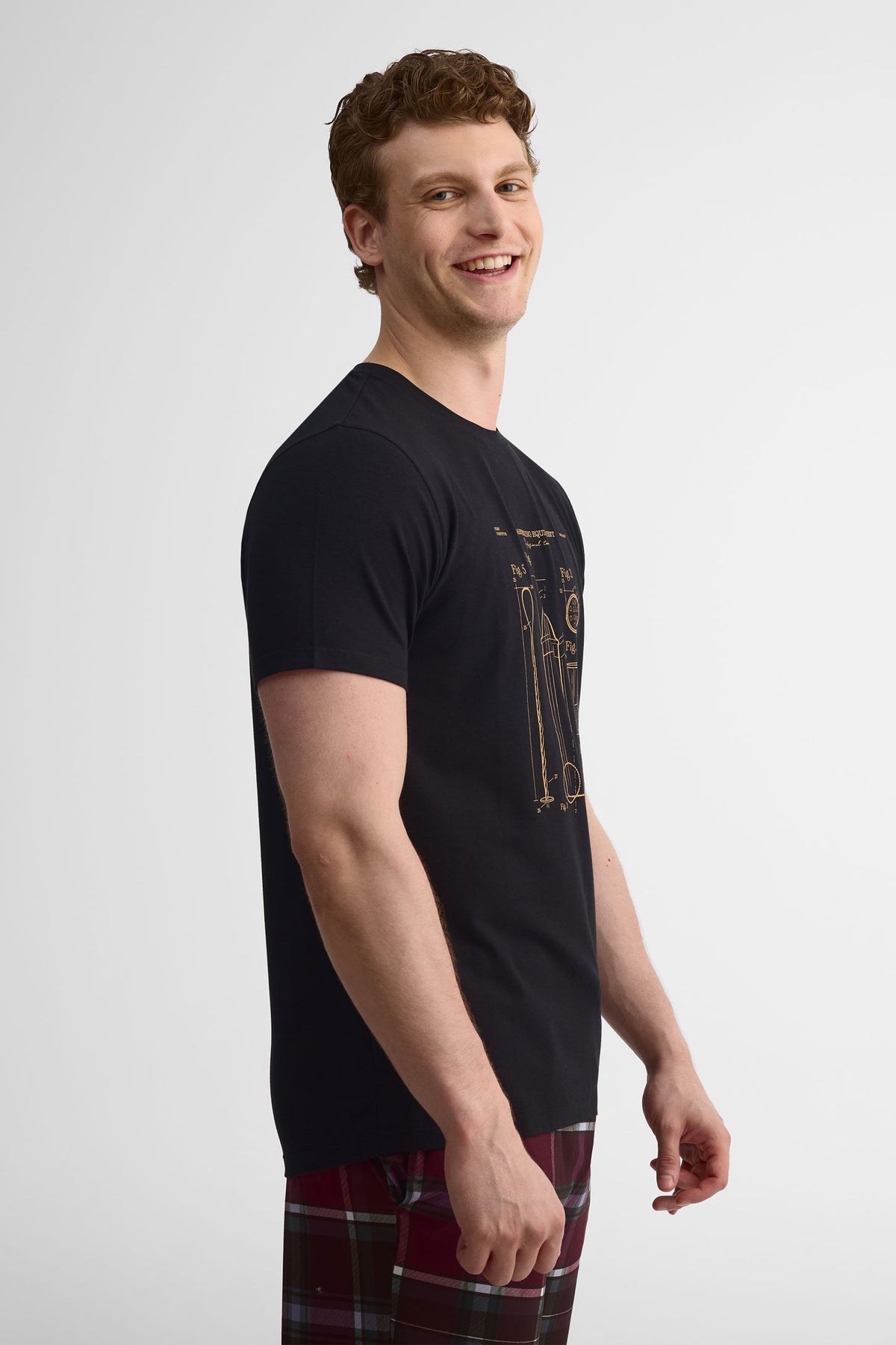 T-shirt pyjama en modal, 2/40$ - Homme && NOIR