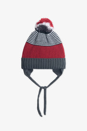 Fleece-lined hat with ears - Baby boy && ROUGE