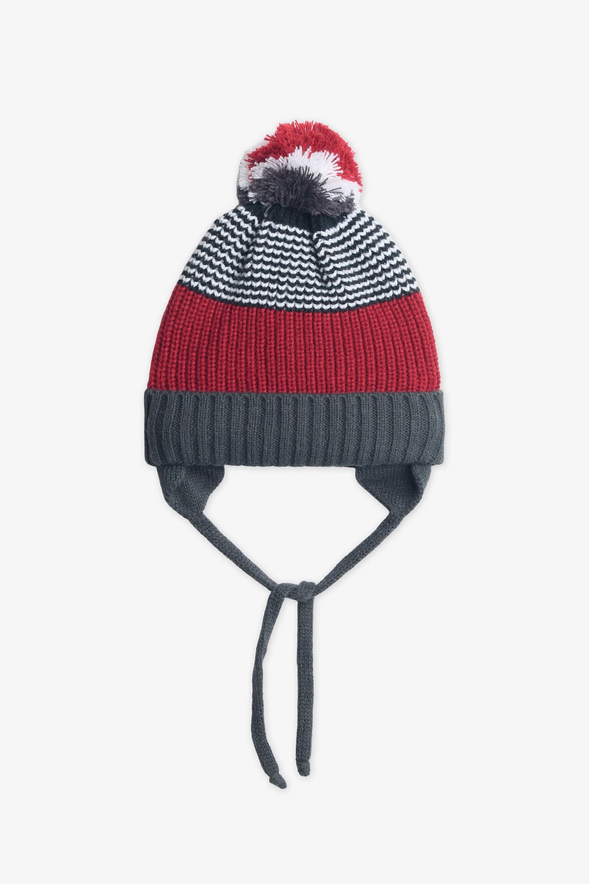 Fleece-lined hat with ears - Baby boy && ROUGE