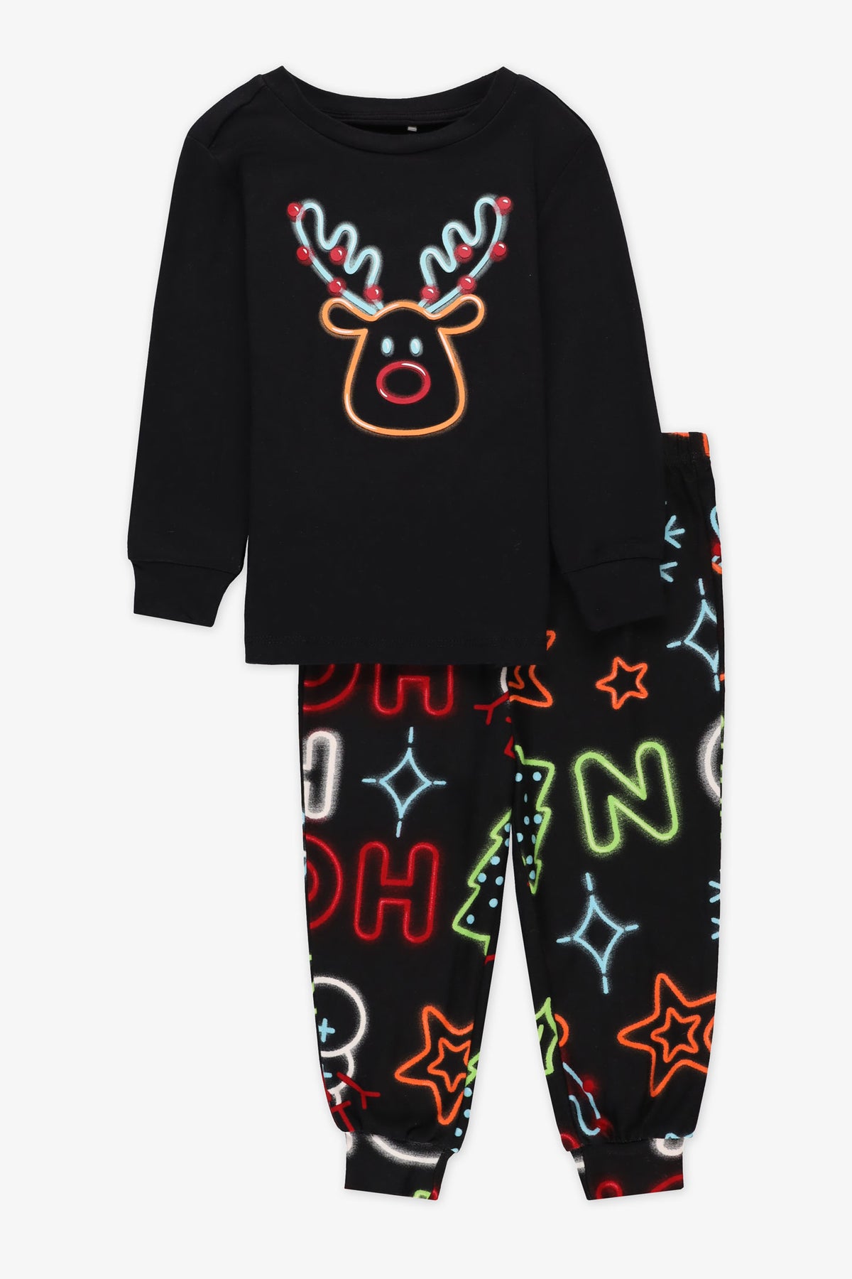 Pyjama 2 pièces unisexe - Bébé garçon && NOIR