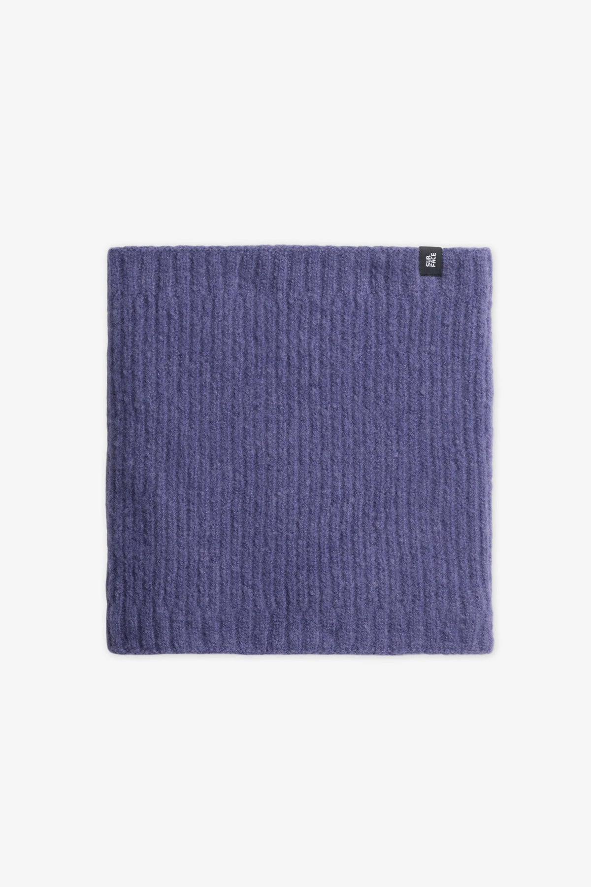Cache-cou en tricot doublé polaire – Femme && GRIS