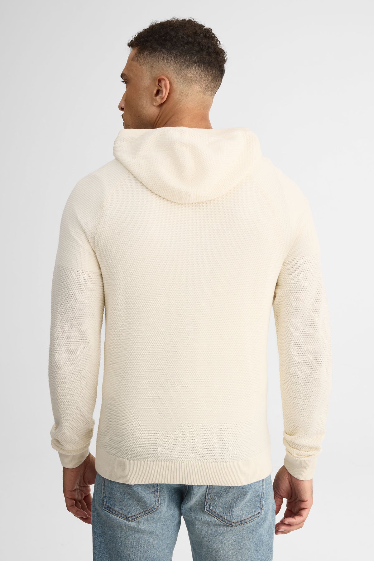 Chandail tricot à capuchon - Homme && BEIGE