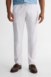 Pantalon avec élastique – Homme && BLANC