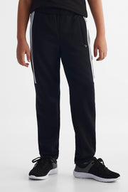 Pantalon sport extensible coupe ajustée - Ado garçon && NOIR