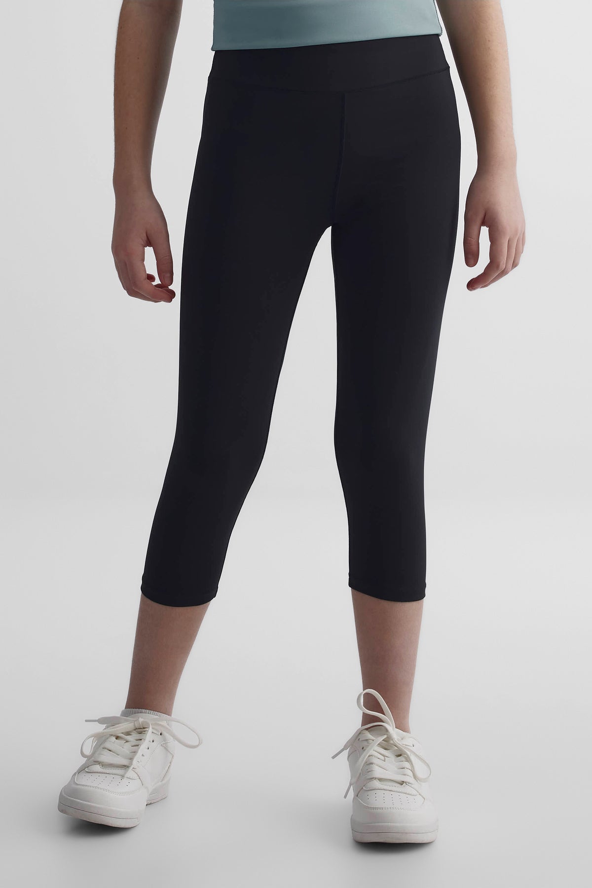 Legging sport taille haute galbant - Ado fille && NOIR