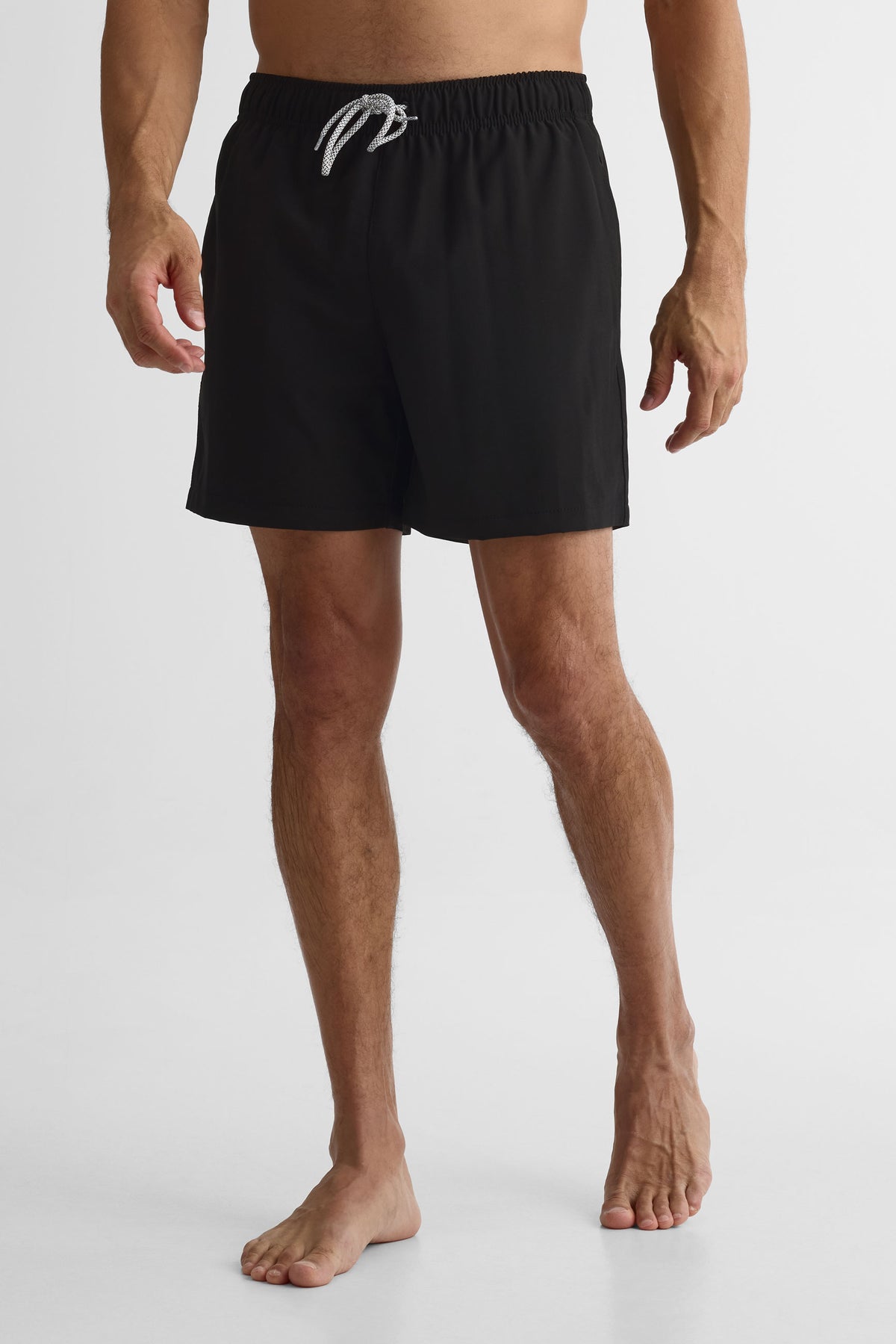 Maillot de bain long avec poche – Homme && NOIR