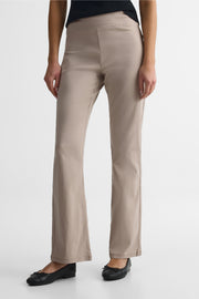 Pantalon bootcut pull-on en twill - Femme && TAUPE