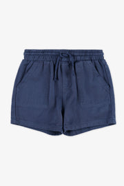Short élastique à cordon - Bébé garçon && INDIGO