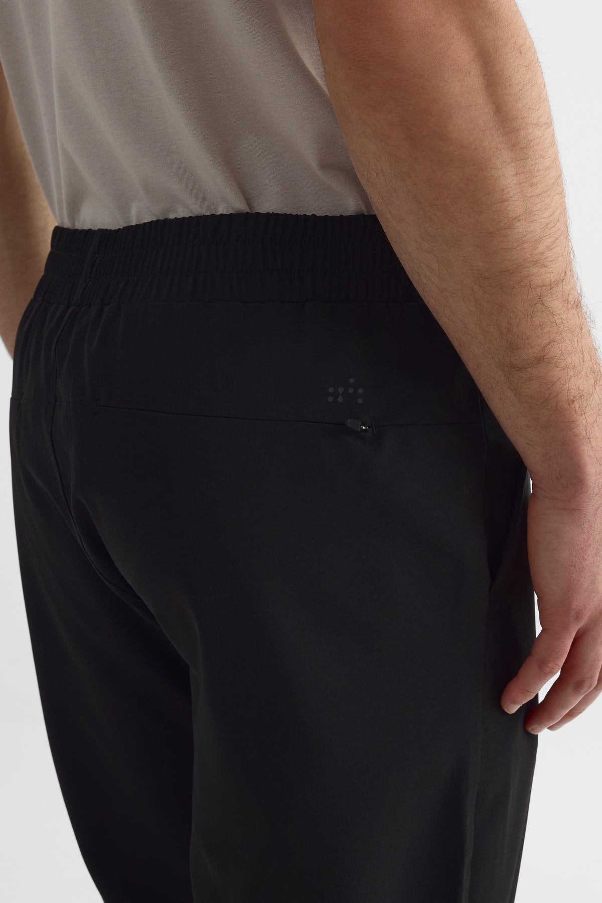 Pantalon pull-on élastique - Homme && NOIR
