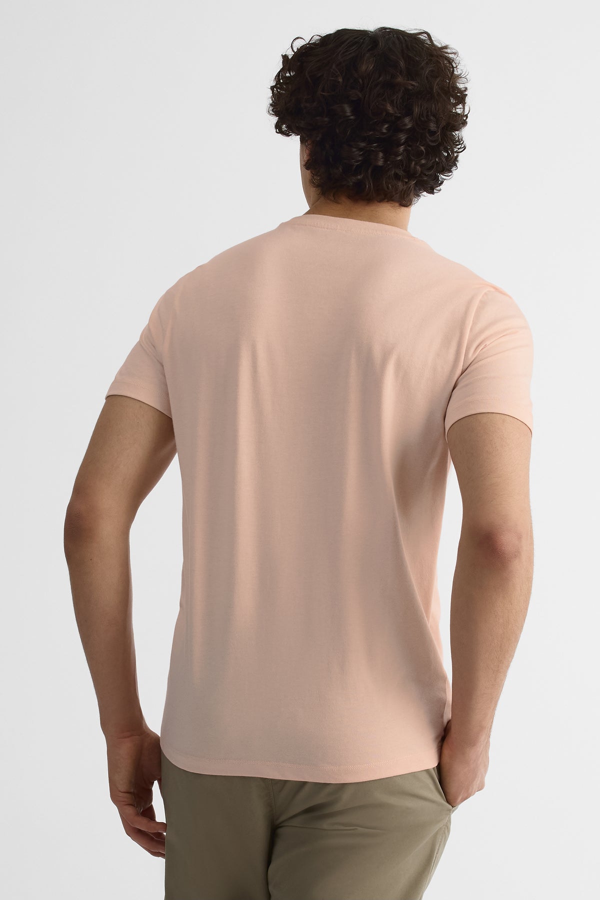 Chandail col rond coupe droite - Homme && PECHE