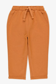 Pantalon élastique à cordon - Bébé garçon && BRUN