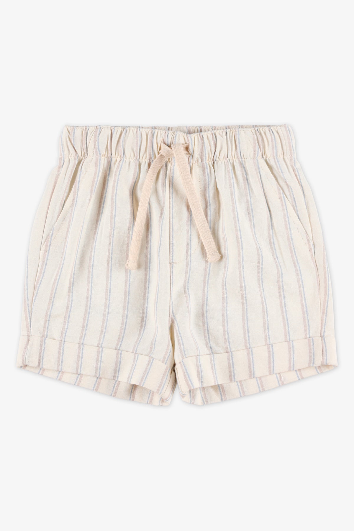 Bermuda élastique à cordon - Bébé garçon && BLANC CASSÉ/MULTI