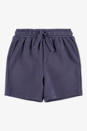 Bermuda élastique avec cordon - Bébé garçon && MARIN