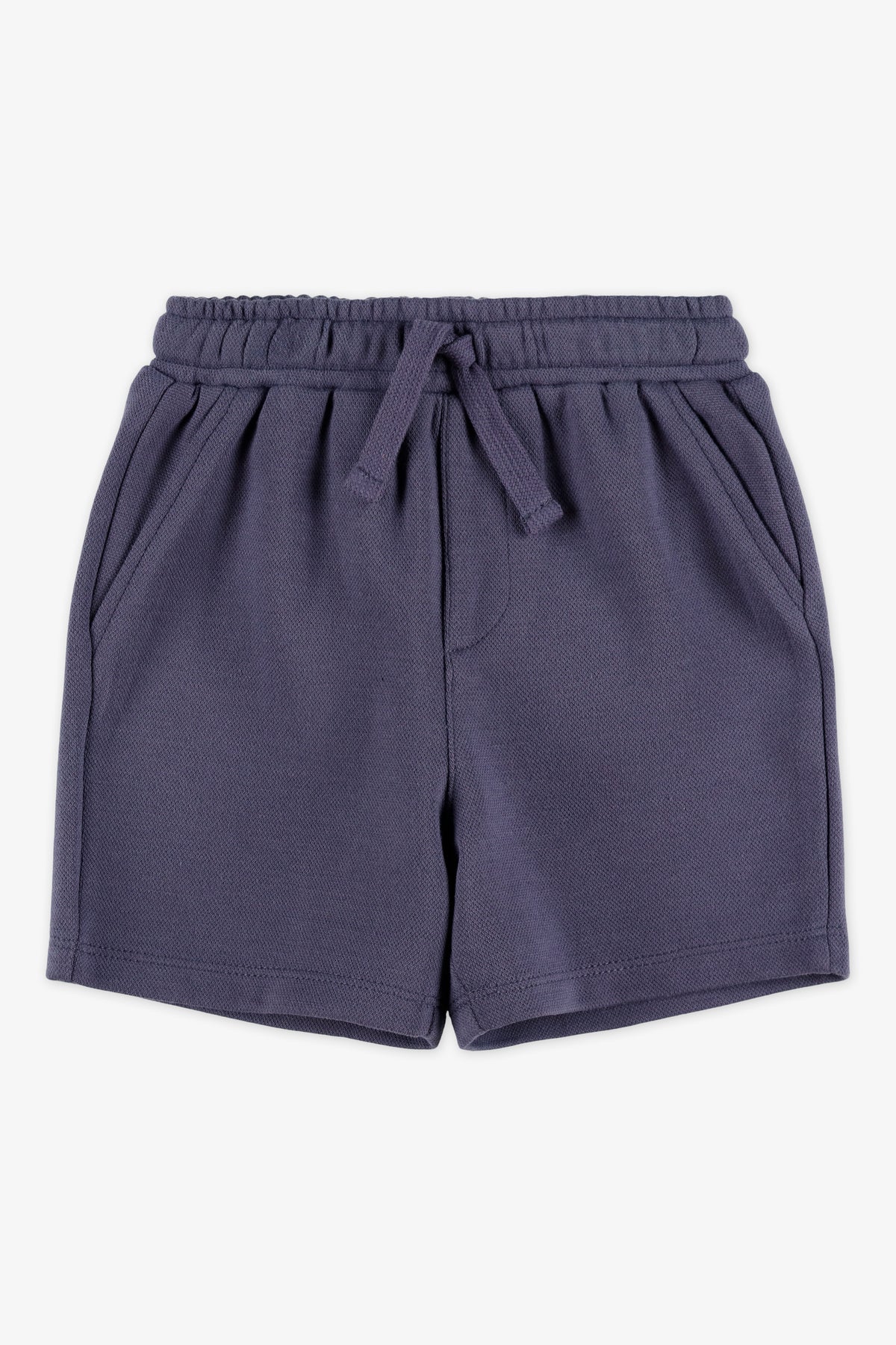 Bermuda élastique avec cordon - Bébé garçon && MARIN