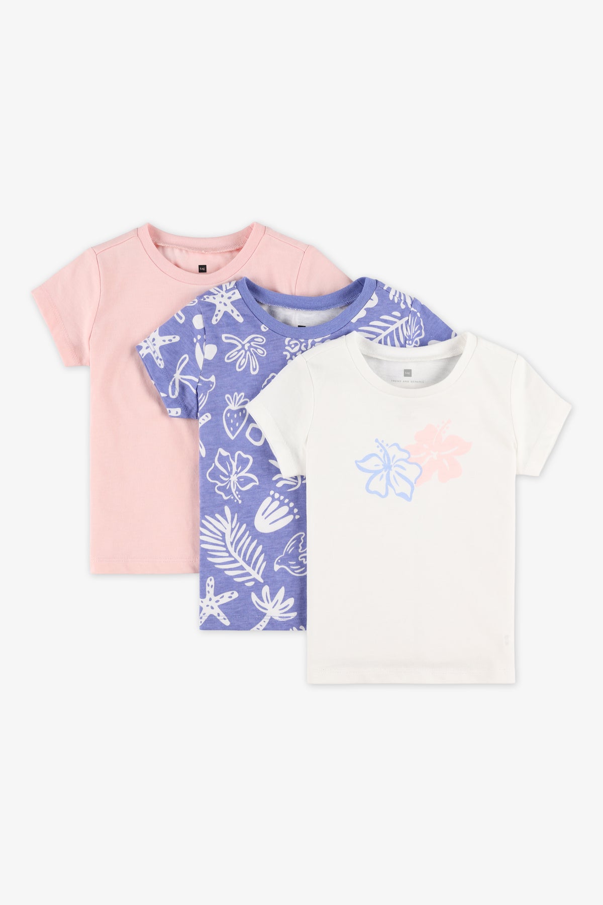 T-shirt à manches courtes - Bébé fille && BLANC