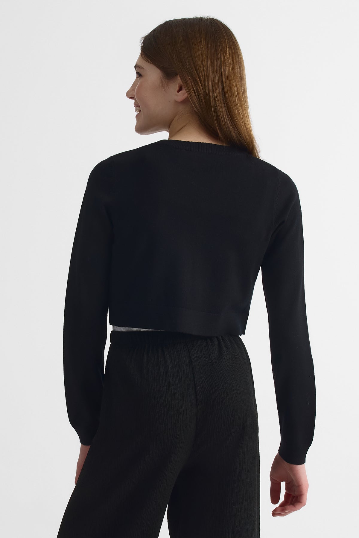 Boléro en tricot - Ado fille && NOIR