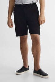 Short élastique à cordon - Homme && NOIR