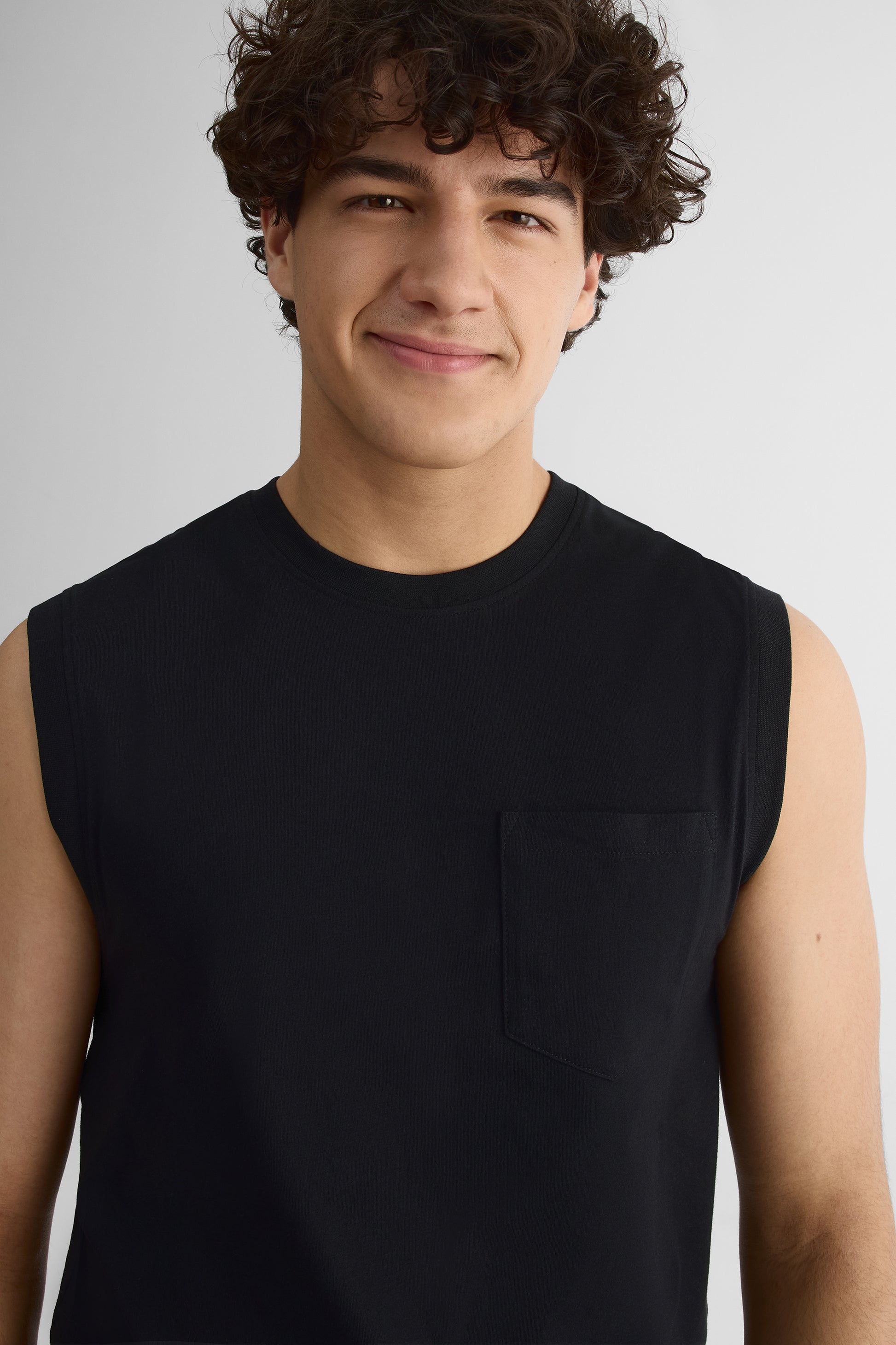 Camisole "muscle" à poche - Homme && NOIR