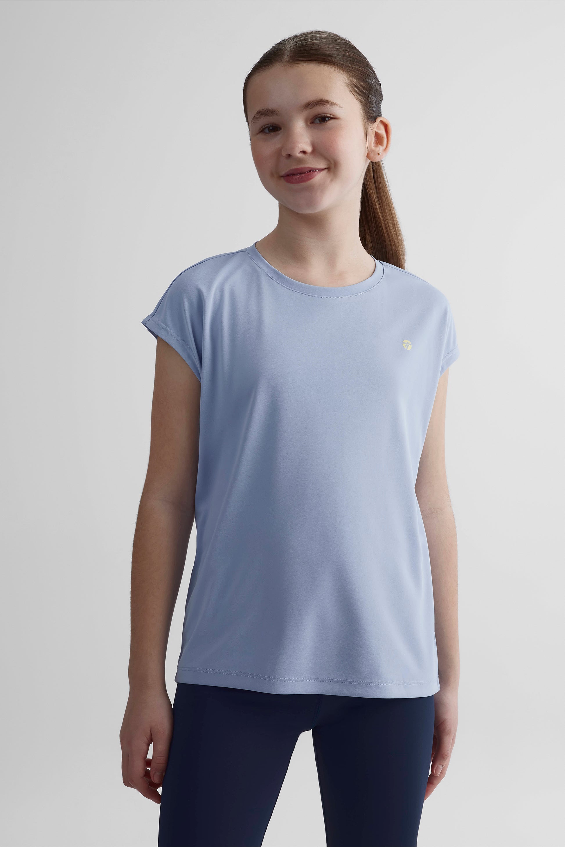 Chandail manches courtes - Ado fille && BLEU