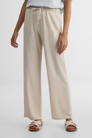 Pantalon jambe droite - Femme && BEIGE