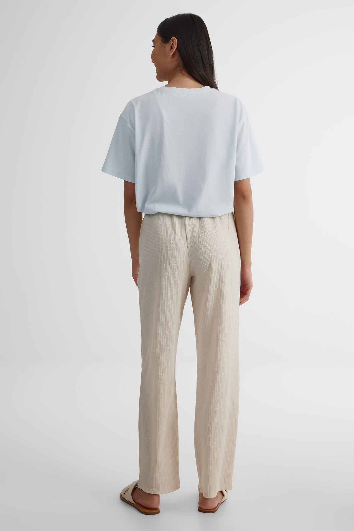 Pantalon jambe droite - Femme && BEIGE