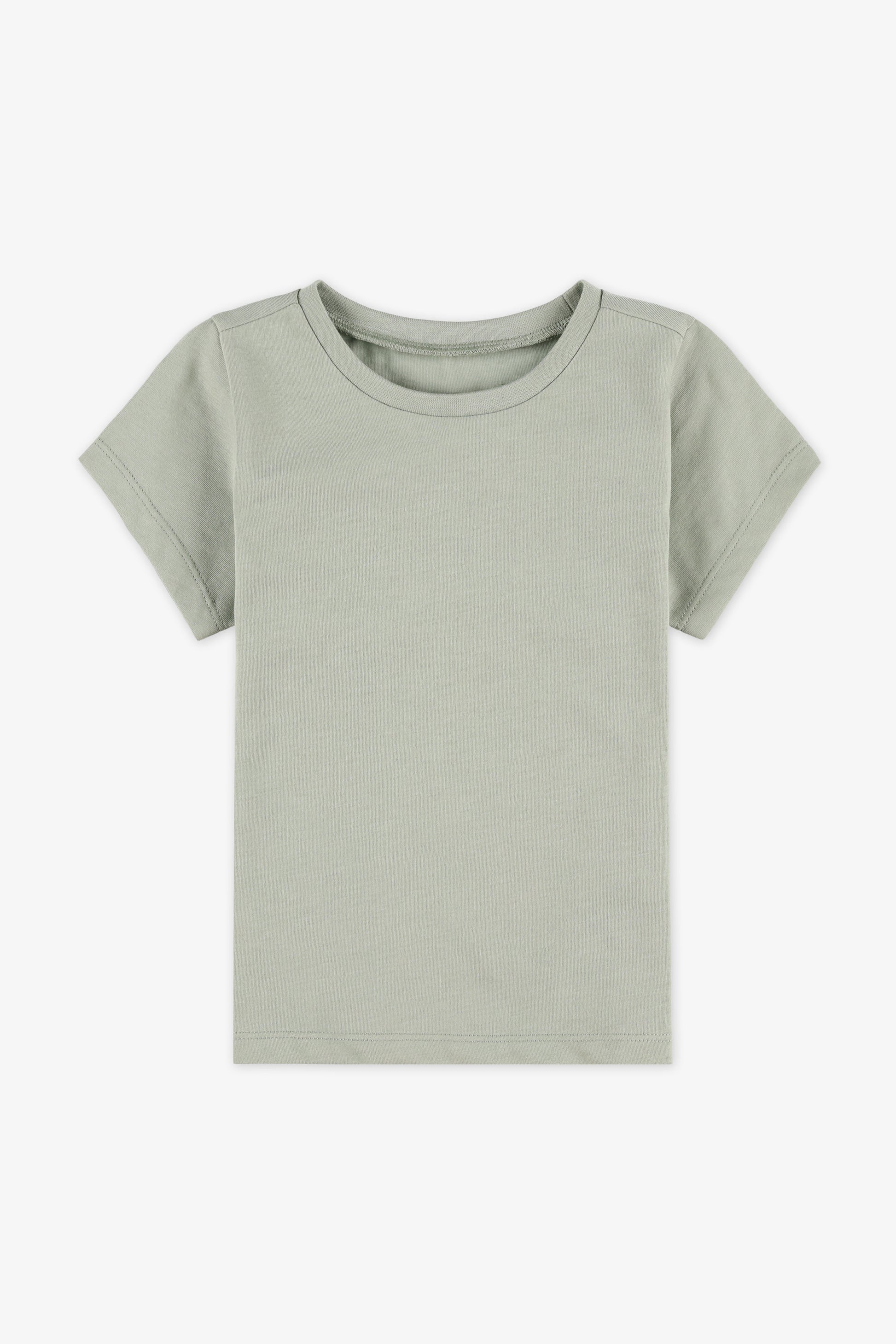 Chandail manches courtes - Bébé fille && VERT PALE