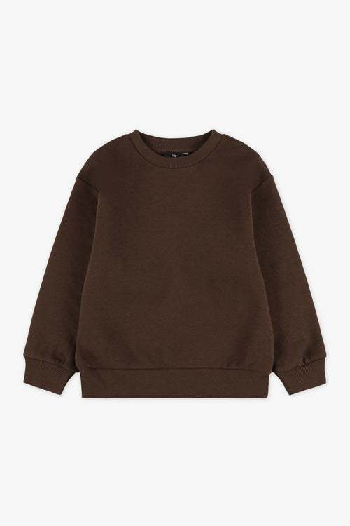 Chandail ouaté - Enfant garçon && BRUN