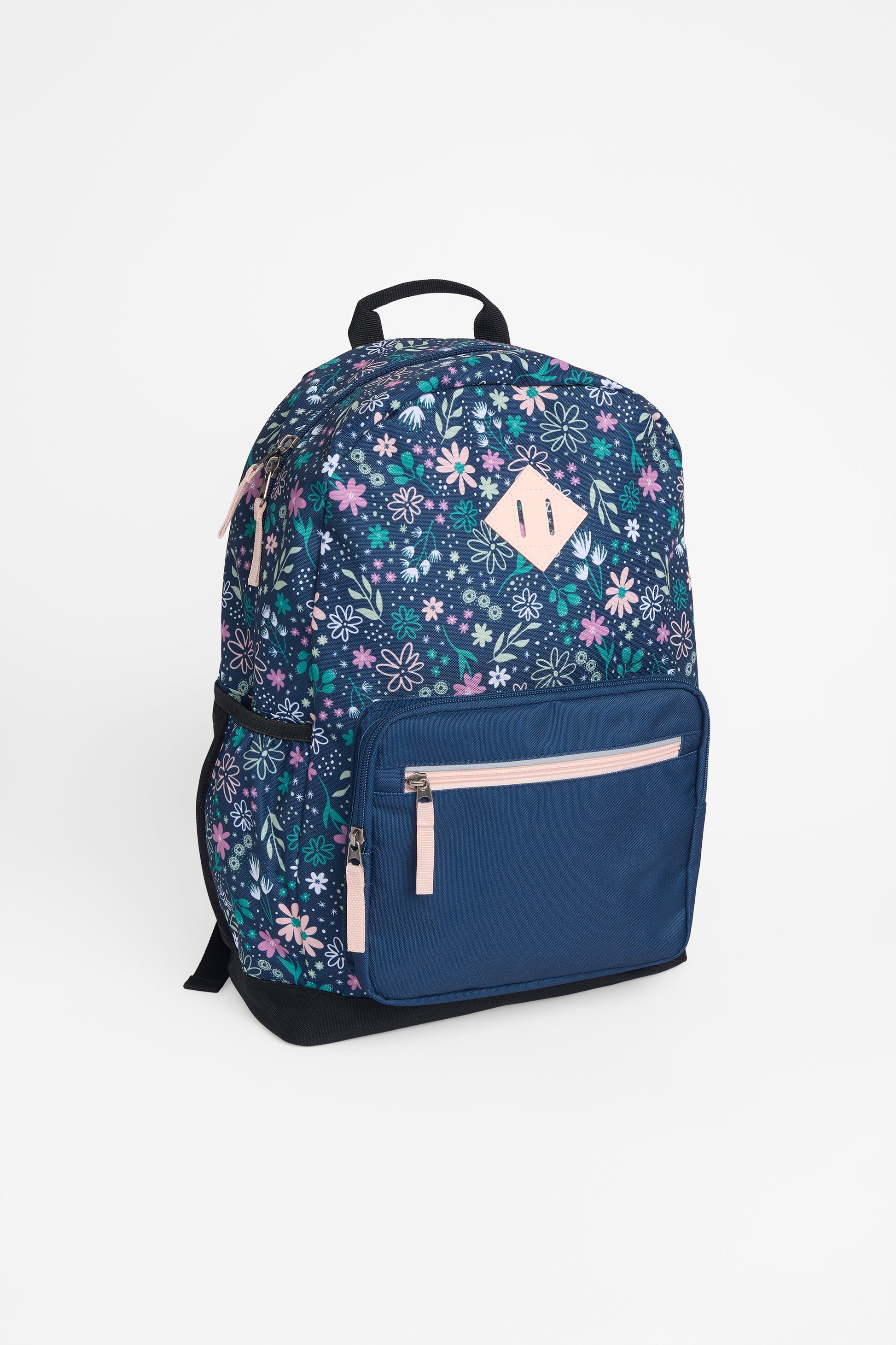 Sac à dos scolaire en polyester Oxford - Enfant fille && BLEU MULTI