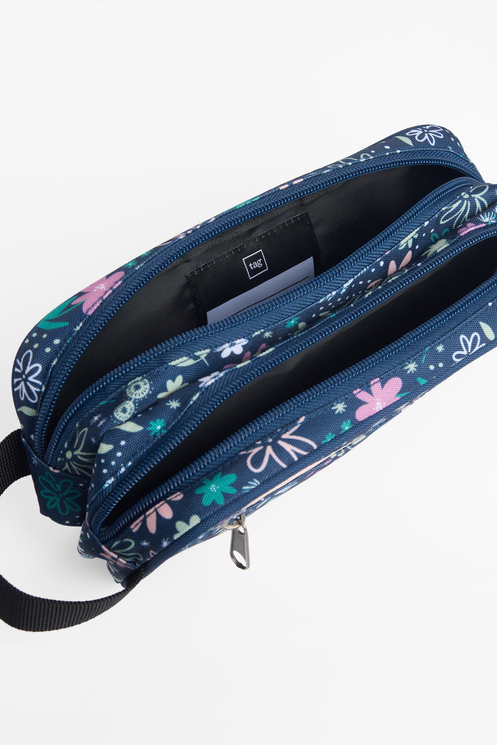 Coffre à crayons en polyester Oxford - Enfant fille && BLEU MULTI
