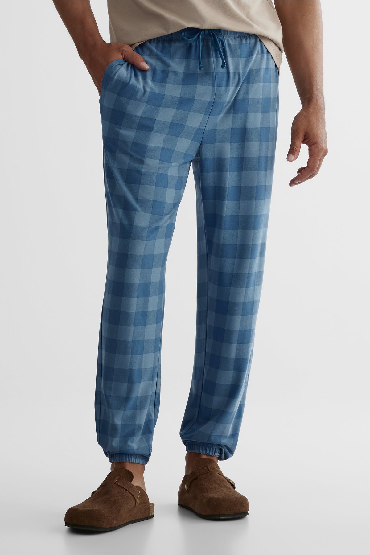 Pantalon 2/40$ - Homme && BLEU MULTI