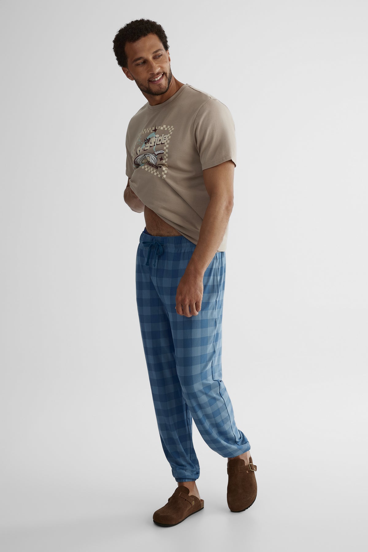 Pantalon 2/40$ - Homme && BLEU MULTI