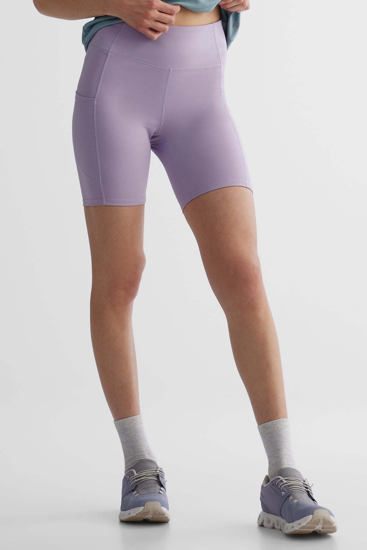 Short à imprimé intégral - Femme && MAUVE